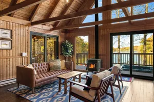Image of Cozy Cabin Hidden Away on a Lake!
