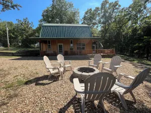 Image of Cabin at the Cove. A hidden cabin walking distance to a private cove.