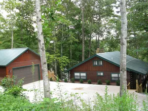 Image of CABIN FEVER ON LAKE  NOTTLEY WITH DOCK