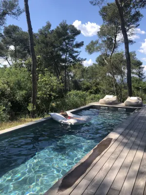 Image of Magnificent architect-designed house in the pines overlooking Pic sur Loup