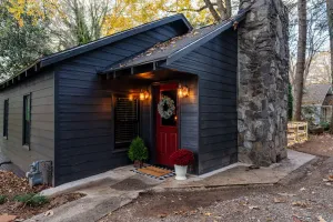 Image of walk to square! Cozy 2 BR bungalow, moody design