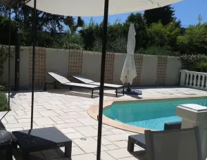Image of Detached villa with swimming pool and air conditioning between sea and mountains on the Côte d'Azur.