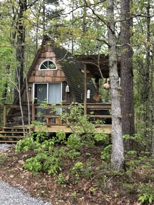 Image of SHEKHINA  \nA tiny house in the woods. \n40 acres. Total privacy. Weekend retreat.