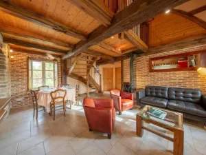 Image of Charming Cottage with Sauna, Fireplace, and Countryside Views in Loiret