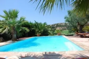 Image of Villa luxury residential area with a golf course view pool