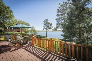 Image of Luxury fishing cabin, Best view of the lake with private dock & covered boatslip