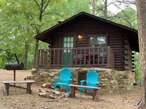 Image of Honeymoon Cabin sleeps 2 Guest, on Stocked pond, NEAR the Lake!