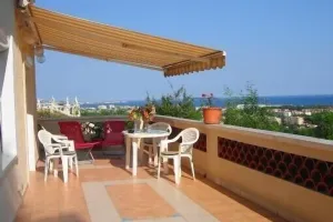 Image of T2 in villa, panoramic sea view, large terrace, south-facing, quiet location
