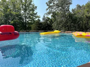 Image of Cabin by Lake Keomah State Park: Swimming Pool, Hot Tub Patio, Game Room, Trails