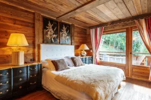 Image of SUMPTUOUS CHALET BARON-LA GRANGE MEGEVE*****Luxury Comfort Chic in Megeve Heart