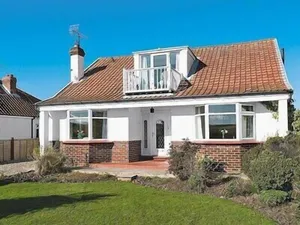 Image of With sea views, this light and airy holiday home is a great base for touring the coast or moors.