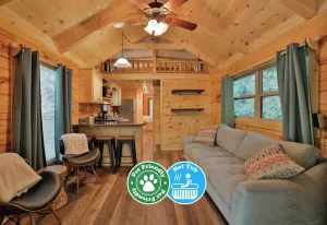 Image of Bryce Cabin | Lookout Mtn. Tiny Home w\/ Swim Spa
