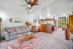 Image of Two-story condo in central Poipu with lanai, pool & W\/D - walk to Baby Beach