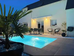Image of Agréable Maison Avec Piscine Chauffée Tout Confort Proche la Baule