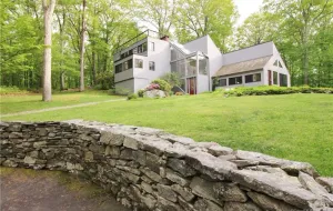 Image of Architectural woodland retreat with trails, sauna, theater