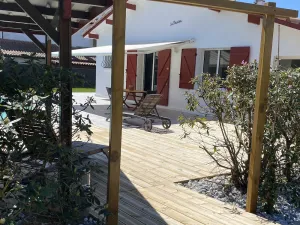 Image of Classified 4★ Landes house with swimming pool, in town center and beach nearby.