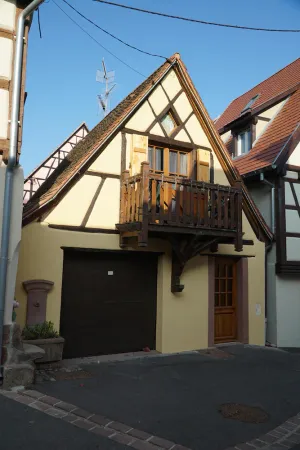 Image of Half-timbered house with Balcony