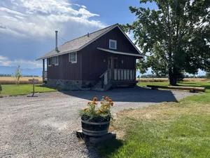 Image of New Cabin on a 300 acre farm with Spectacular views of Flathead Lake
