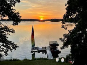 Image of Gorgeous sunrises will kick off your day at the lake