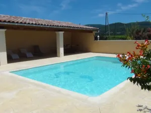 Image of prestigious house with private heated pool