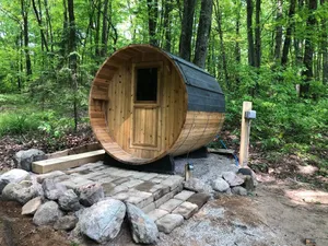 Image of Secluded Wilderness Cabin With Hiking Trail and Fire Pit