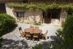 Image of Old Stone Cottages in Peaceful, Rural Setting