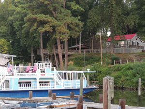 Image of A Warm and Cozy 50' Houseboat in gated, quaint and peaceful marina near the city