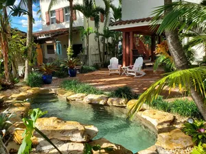 Image of Downtown Whimsical Paradise; Pool, Tiki Bar, 2 blocks to Atlantic Ave Delray