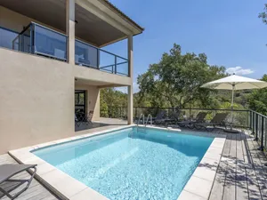 Image of Lovely apartment for 8 guests with WIFI, A\/C, private pool, TV, terrace, panoramic view and park...
