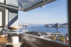 Image of Bright and modern apartment with great views of the fjord, incl. parking spot
