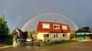 Image of Country house between lake and forest with large garden southeast of Berlin
