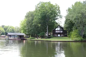 Image of Rustic Log Cabin with amazing view of Lake Gaston!