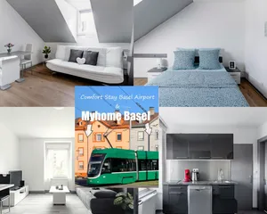 Image of New F2 apartment ideal for airport and Basel, at the foot of Tram 3