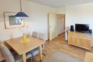 Image of Strandnahe 3-zimmer Ferienwohnung an der Nordsee mit Balkon und Meerblick