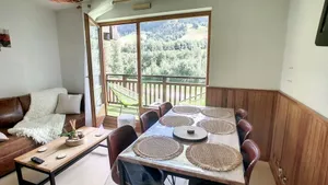 Image of Cozy Ground Floor Studio Cabin in Praz-sur-Arly with Terrace - Sleeps 5