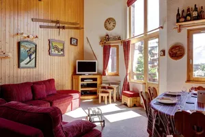 Image of 150m from resort center, 1st floor, balcony, ski locker, 41m², La Tania