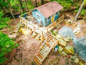 Image of Cozy Cottage overlooking stream on 60 acres