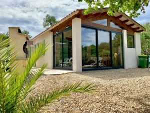 Image of House 6-8 people 300 m from the main beach and wooded fenced not overlooked
