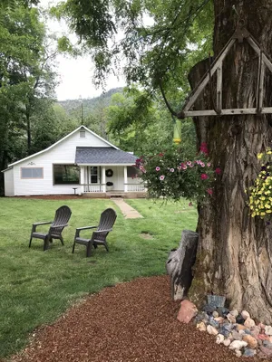 Image of Serene Historic Cabin, Nine Acre Estate, Just Off I-5