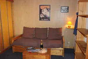 Image of 100m from resort center, Ground floor, balcony, tv, 28m², Val Thorens