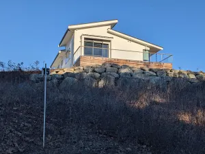 Image of Contemporary house on 8 acres of wild flowers, trees and trails; pet friendly