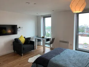 Image of Modern Studio Apartment in Media City