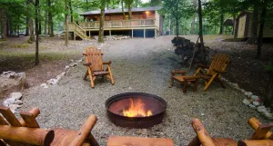 Image of Arabella Cozy Nest With Hot Tub and Fire Pit in the Backyard by Redawning