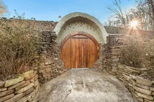 Image of The Hobbit House - NEW Hot Tub! - Unique Arkansas Earth Ship!