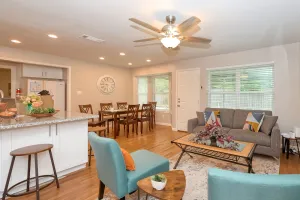 Image of Costa Fortune: Spring Branch 3BR | 2 King Beds | Covered Patio & Workspace