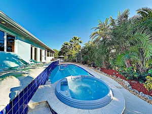 Image of Canal-front Dream W/ Private Pool, Spa & Dock 3 Bedroom Home