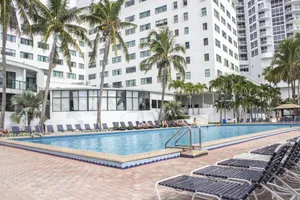 Image of Renovated Ocean view Studio Sleeps 4 , on the beach