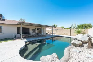 Image of Family-friendly 3br Home W/ Private Pool & Patio 3 Bedroom Home by Redawning