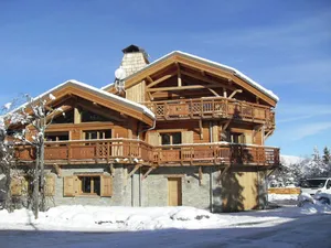 Image of Beautiful Chalet With a Fireplace Only 50m From the Slopes