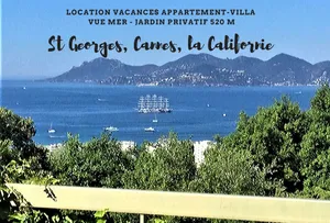 Image of Appartement - villa Le Saint Georges avec superbe jardin et vue mer panoramique